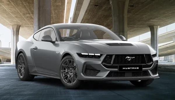 Mustang exterior in Carbonized Gray paint colour option