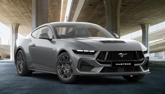 Mustang exterior in Carbonized Gray paint colour option