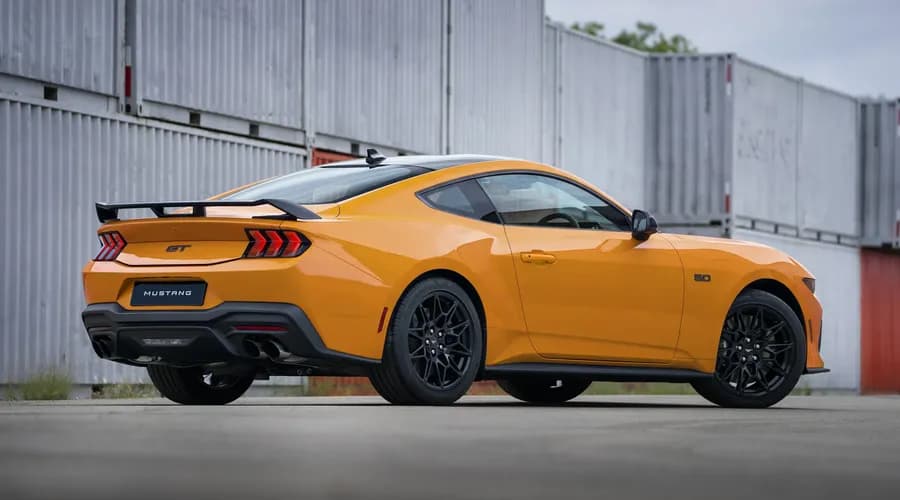 Mustang GT Nite Pony rear three-quarter view