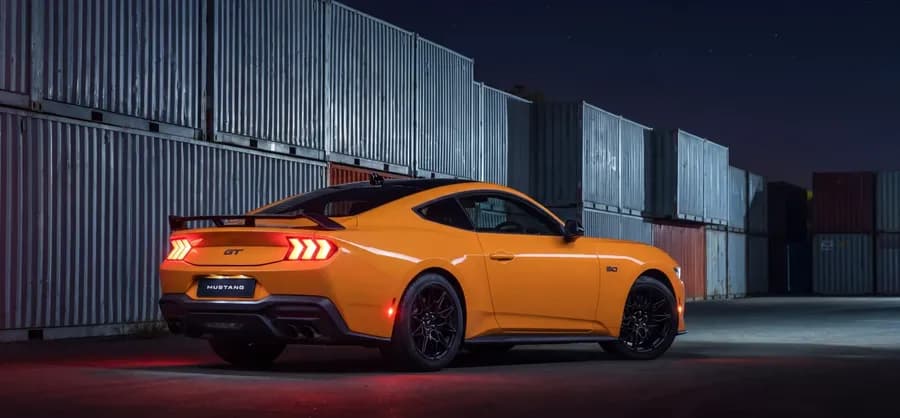 Mustang GT Nite Pony at night
