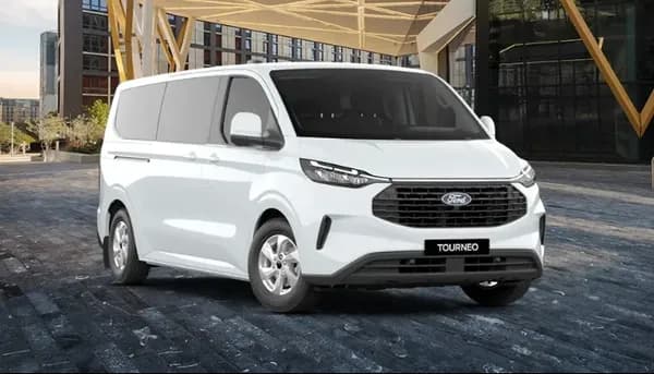 New Tourneo Custom exterior in Frozen White paint colour option