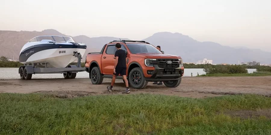 Silver Ford Ranger parked at sunset — Next Level Ranger gallery