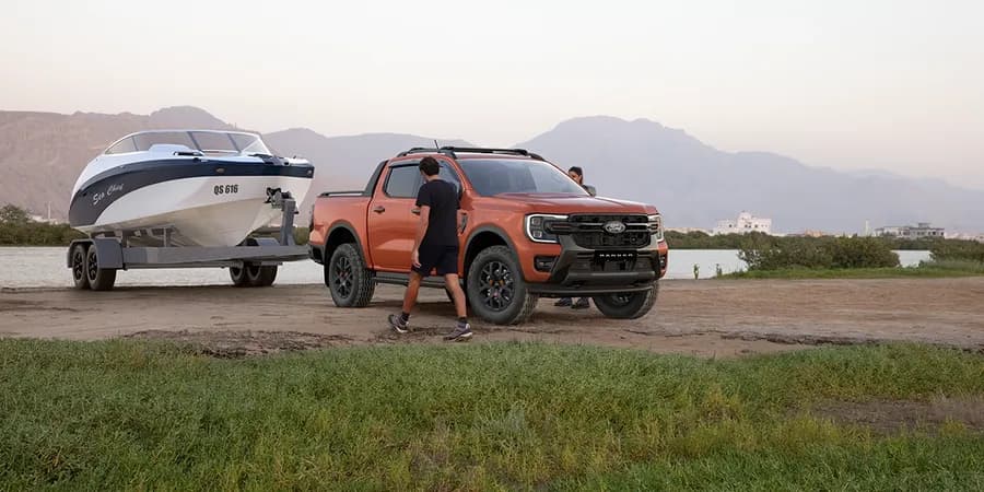 Silver Ford Ranger parked at sunset — Next Level Ranger gallery