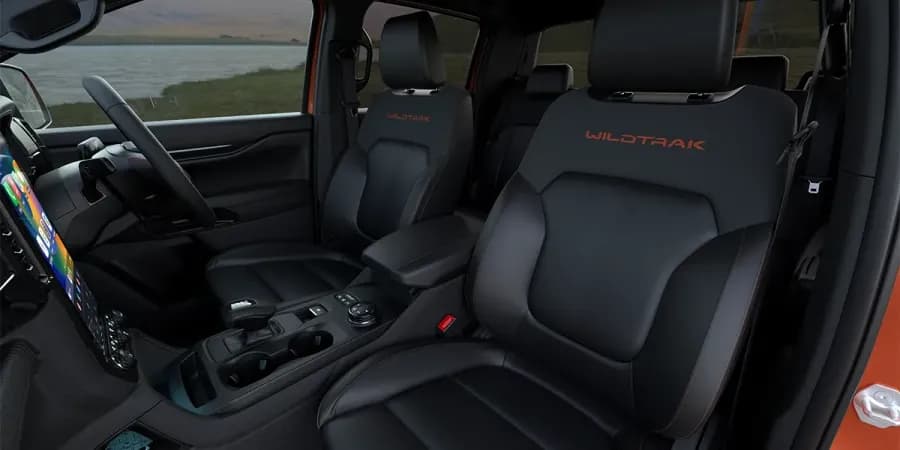 Orange Ford Ranger on the open road — Next Level Ranger gallery