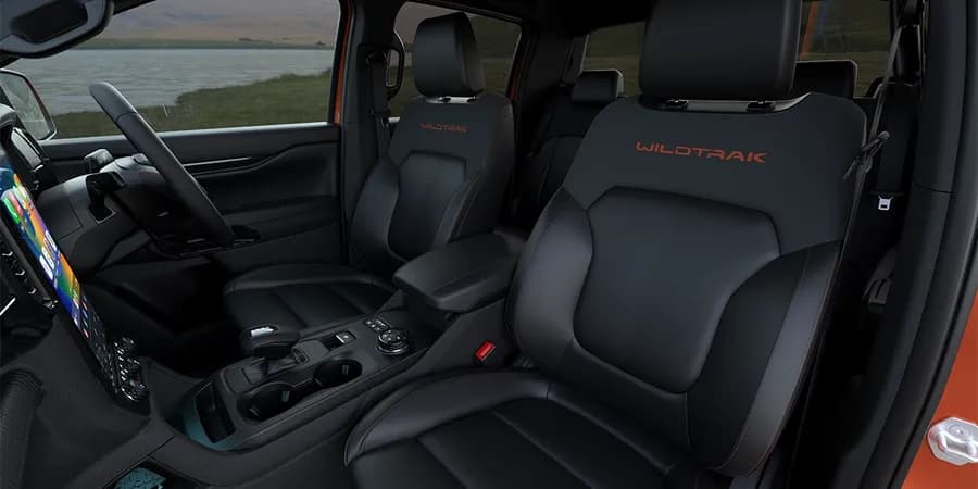 Orange Ford Ranger on the open road — Next Level Ranger gallery