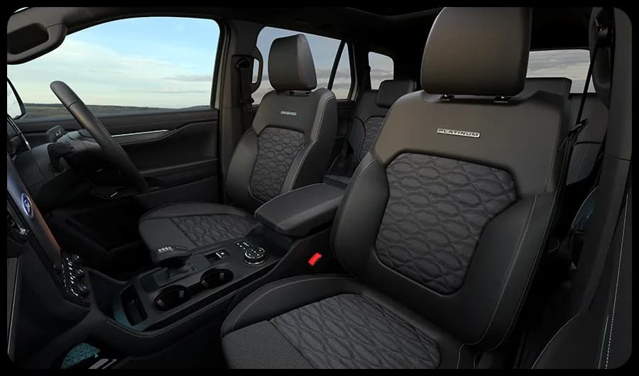 Next Level Everest luxurious interior seats — Ford feature highlight