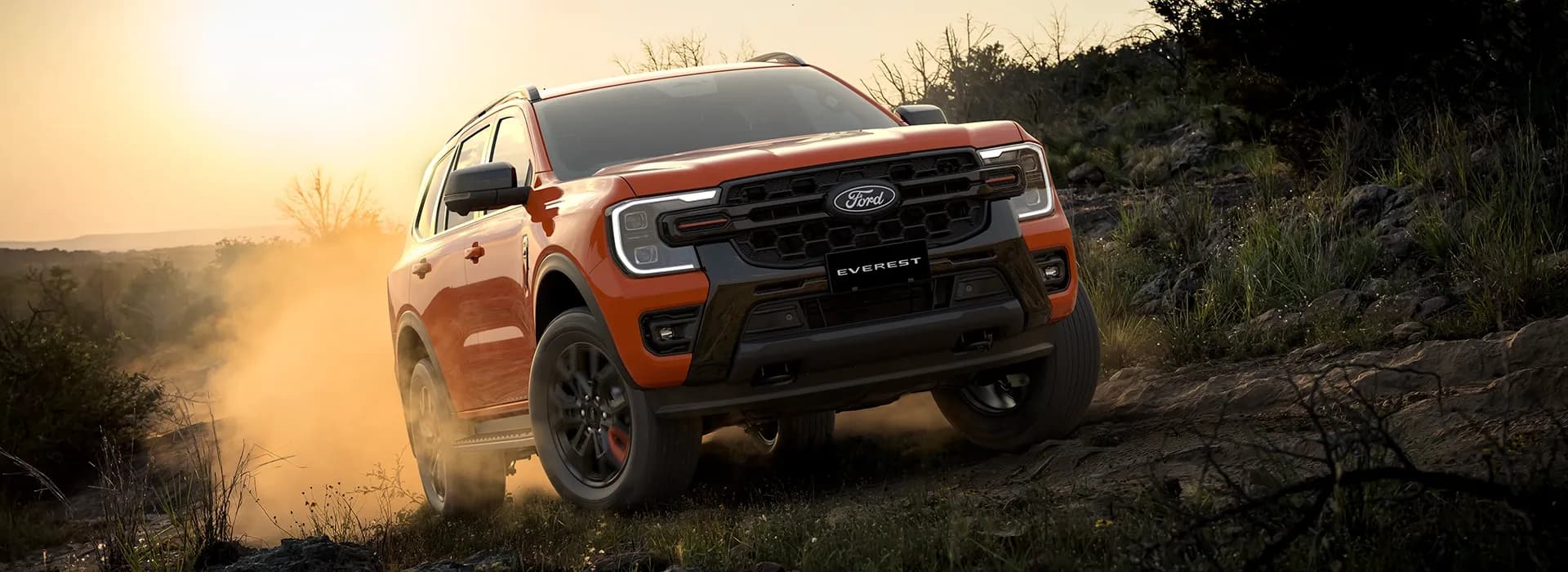Ford Next Level Everest SUV adventure hero banner — Eagle Ford